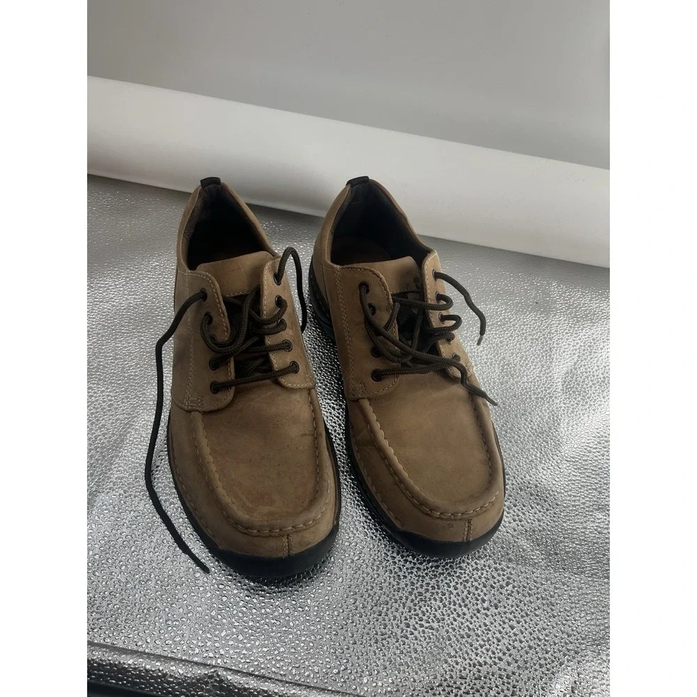 Rockport Men's Shoes Size 11 Casual Lace Up Leather Upper Brown Oxford‎